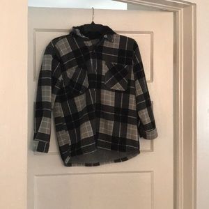 Lined Fleece jacket with hood